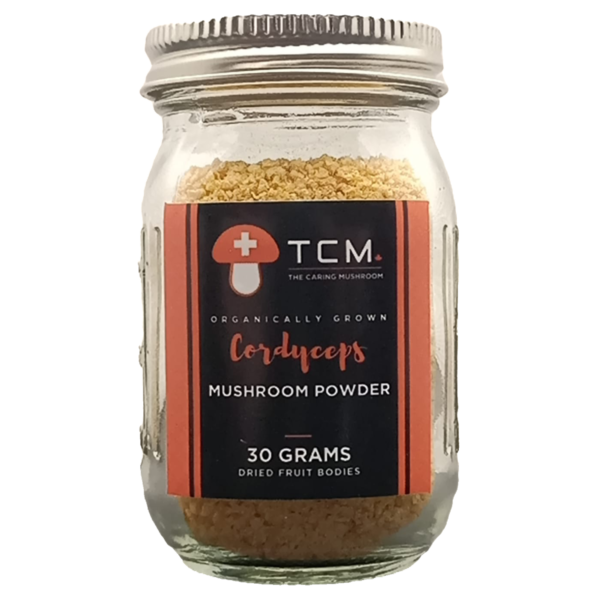 TCM Co. Organically Grown Cordyceps Mushroom Powder - 30 Grams Jar